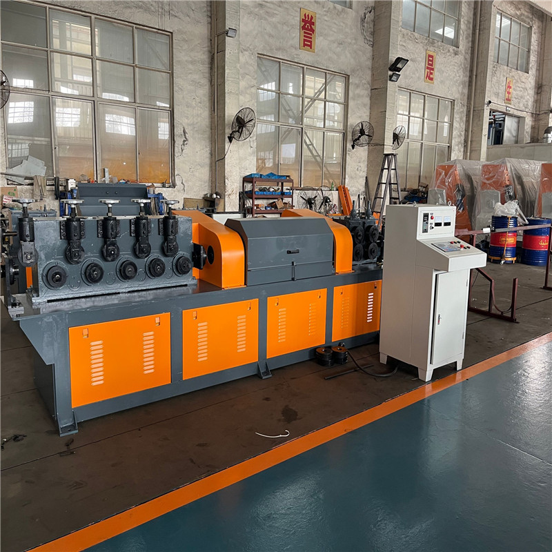 deformed rebar steel straightening and cutting machine